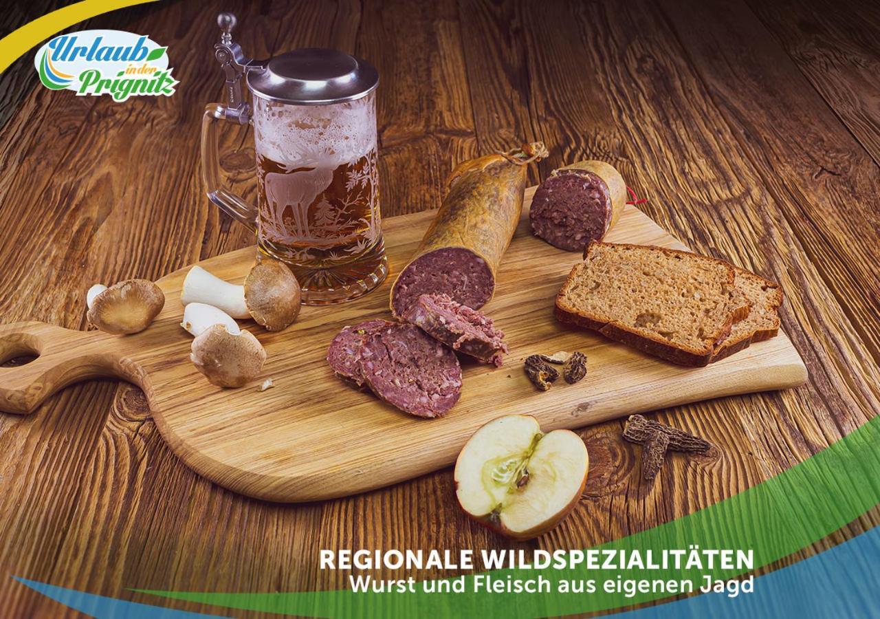 Bauernhof-Streichel-Zoo-Kombi-Familien-Suite-Im-Wald-Am-See Gulow Exteriör bild